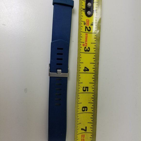 fit bit watch strap blue with silver - Picture 4 of 11